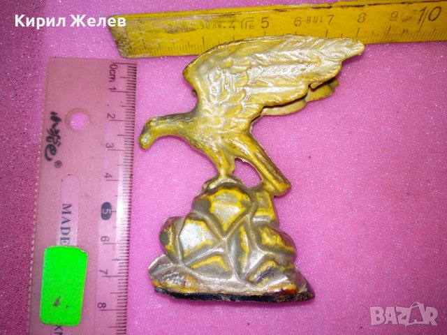СТАРА БАКЕЛИТОВА ФИГУРКА на ОРЕЛ с РАЗПЕРЕНИ КРИЛЕ 42888, снимка 5 - Колекции - 44186539