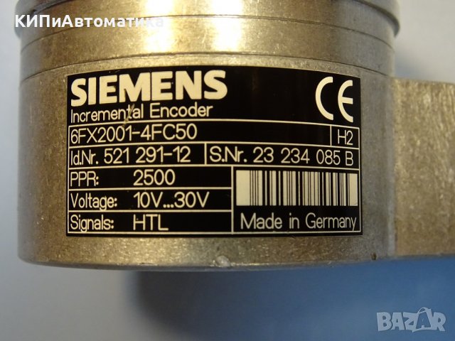 енкодер Siemens 6FX2001-4FC50 incremental encoder 2500min-1, снимка 4 - Резервни части за машини - 40191663