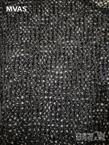 Нови мрежести блузи с дълъг ръкав бяла и черна S M размер, снимка 4 - Блузи с дълъг ръкав и пуловери - 53183883