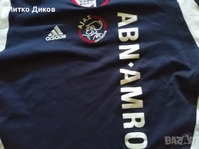 Аякс маркова детска футболна тениска Адидас  винтидж 2005г размер 152см, снимка 3 - Футбол - 51062495