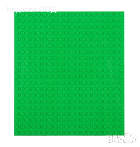 Поставка за конструктор, Зелен, 16x16см