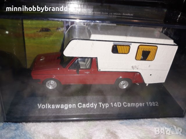 Volkswagen Caddy Typ 14D Camper 1982.1.43  top  Rare  model.Deagostini Product. , снимка 16 - Колекции - 41333413