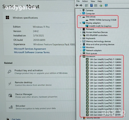 Dell Latitude 5531/Intel Core i7-12800H/16GB DDR5/512GB SSD NVME/Iris Xe Graphics/15.6 Full HD IPS, снимка 14 - Лаптопи за работа - 52301990