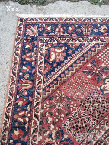 Ръчно тъкан вълнен килим.Античен., снимка 3 - Килими - 51067588