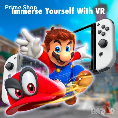 Очила за виртуална реалност Orzly VR за Nintendo Switch и OLED, снимка 8 - Аксесоари - 56143468