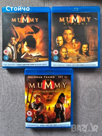 The Mummy Trilogy Blu-Ray, снимка 3 - Blu-Ray филми - 53519897