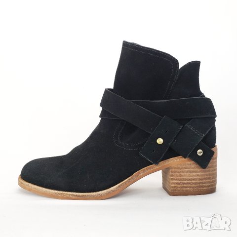 UGG Elora Оригинални Кожени Боти Ботуши Велур Естествена Кожа 37