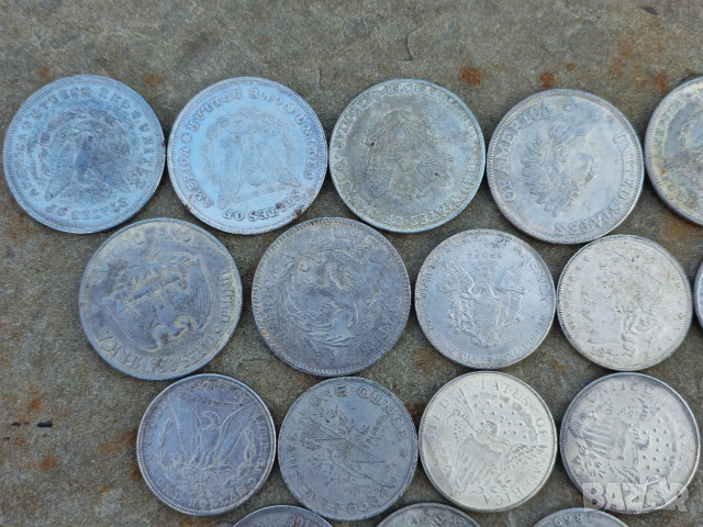 Реплика на Сребърни Американски Долари, снимка 11 - Нумизматика и бонистика - 53687557