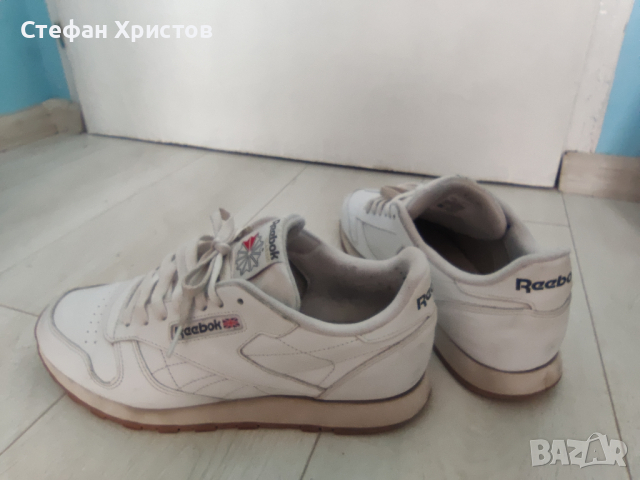 мъжки маратонки Reebok Classic Leather номер 45, ест. кожа, снимка 2 - Маратонки - 44527091