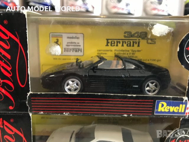 Метална колекционерска количка REVELL FERRARI 348 TB 1:43 по избор!, снимка 2 - Колекции - 39945160