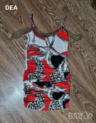 Шарена рокля със синджири-35лв.НОВА