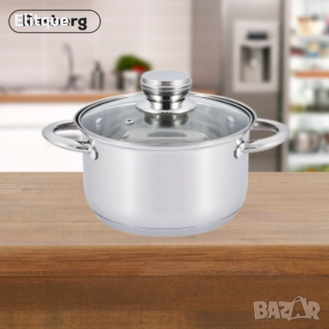 Тенджера Rosberg R51210O16, 16/18/20/22/24/26см, Неръждаема стомана, снимка 6 - Съдове за готвене - 52745151