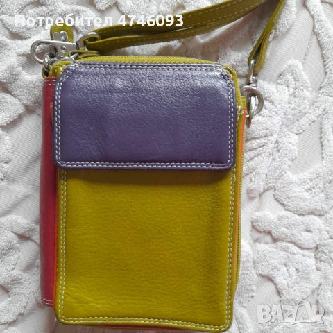 чантичка / портмоне многоцветна , естествена кожа, снимка 7 - Портфейли, портмонета - 53707723