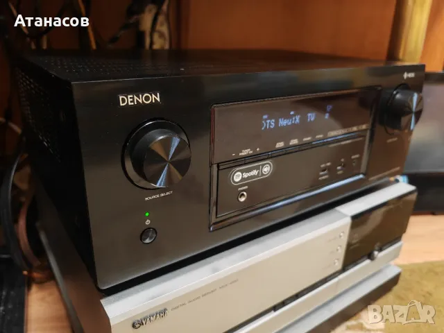 Denon AVR X 2400 H HEOS Dolby Atmos Wi-Fi HDMI USB Network ресийвър усилвател с дистанционно , снимка 4 - Ресийвъри, усилватели, смесителни пултове - 50424120