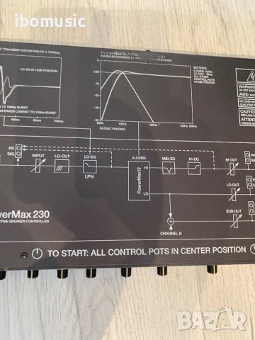  Кросоувър Dynacord Powermax 230 Active Speaker Controller Crossover кросоувър , снимка 8 - Ресийвъри, усилватели, смесителни пултове - 44334874