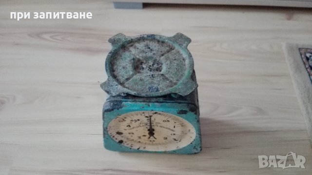 Старо руско кухненско кантарче, снимка 3 - Антикварни и старинни предмети - 41876630