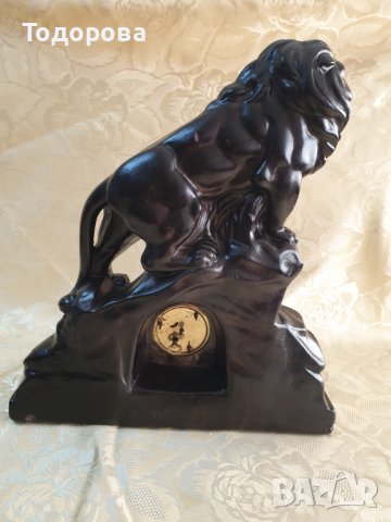 Старинен немски  каминен часовник, снимка 5 - Антикварни и старинни предмети - 41227873