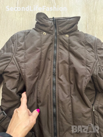 Дамско ватирано яке REFRIGIVEAR Sixty spa, кафяво, размер S, без качулка., снимка 5 - Якета - 53412456