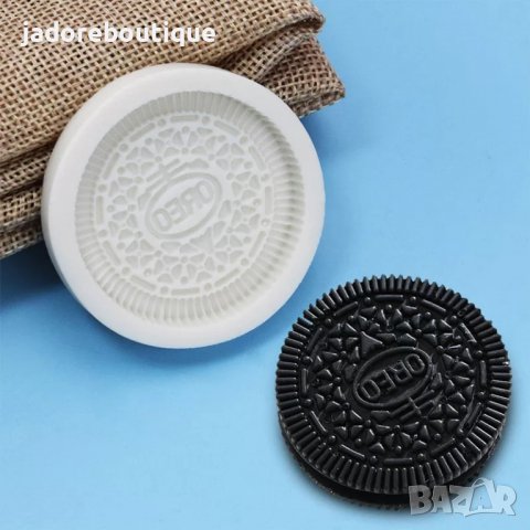 Силиконов молд бисквита орео, снимка 1