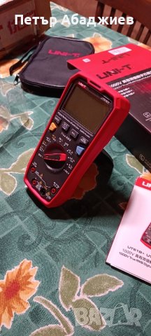 Професионален мултицет UNI-T-UT61E+ с калъф., снимка 5 - Други инструменти - 44394933