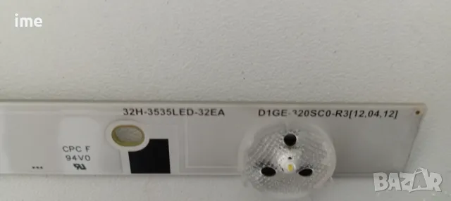 Подсветка 4бр LED Backlight 32H-3535LED-32EA. Свалена от Телевизор Samsung UE32EH4000. Работещ. , снимка 6 - Части и Платки - 47598127