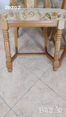 Столове масив ретро-6 бр.№044, снимка 8 - Столове - 51843576