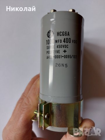 Кондензатор за FANUC, HCG6A Hitachi 1000uF/400V, снимка 1 - Друга електроника - 41654511