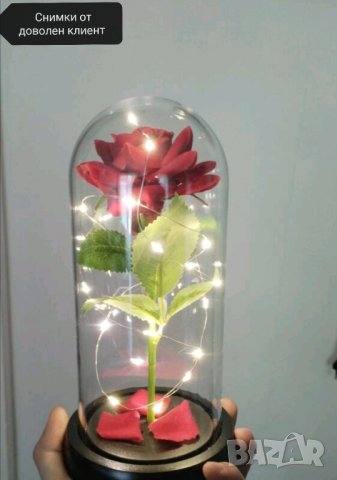Вечна роза в луксозна стъкленица за подарък , снимка 7 - Други - 41737023