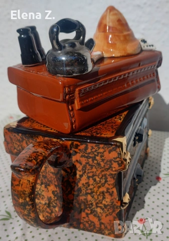Разкошен винтидж чайник Африканско сафари , снимка 5 - Декорация за дома - 53807911