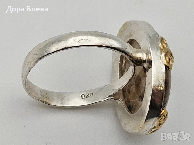 Сребърен пръстен: "Венера", снимка 6 - Пръстени - 52529781
