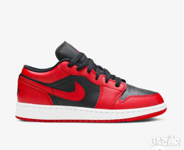 Nike Air Jordan 1 Low GS „Reverse Bred“  номер 39 , снимка 7 - Маратонки - 50178165
