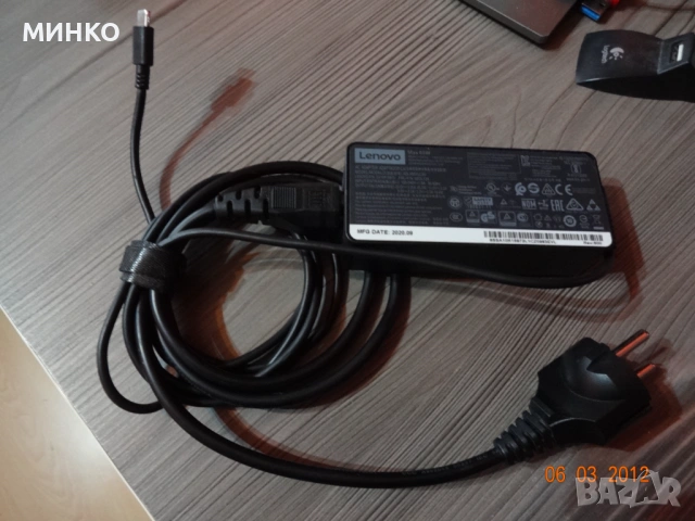 Original Lenovo 65W Charger, AC Adapter, USB-C Connector,, снимка 2 - Захранвания и кутии - 53140302