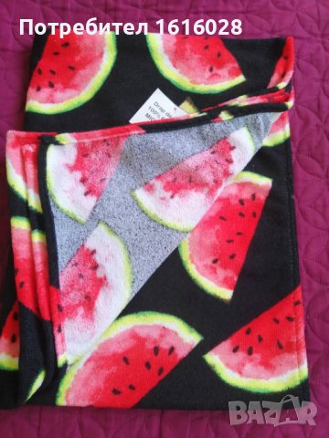 Нова плажна хавлиена кърпа на дини., снимка 5 - Хавлиени кърпи - 42159190