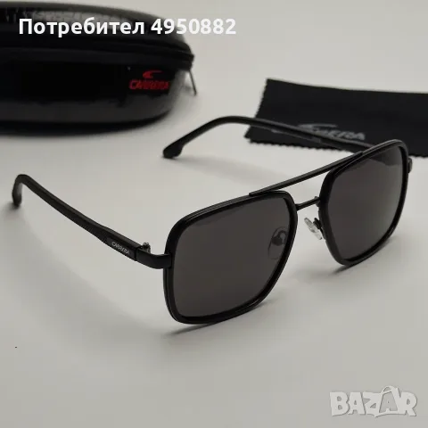 Слънчеви очила Carrera нови, правоъгълни стъкла, UV400, златно и черно, снимка 5 - Слънчеви и диоптрични очила - 56163164