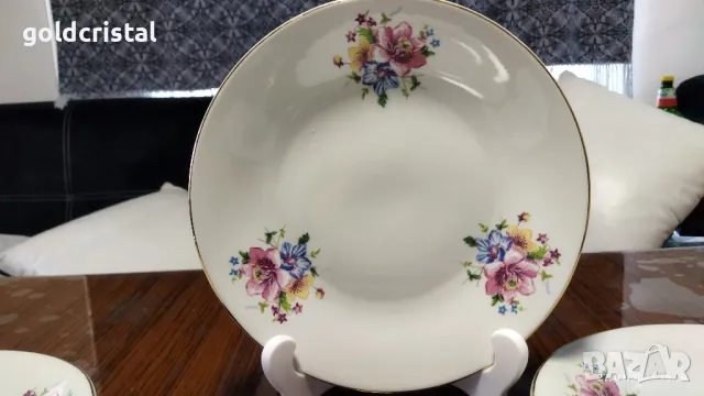 Стар български порцелан чинии , снимка 3 - Антикварни и старинни предмети - 50094155