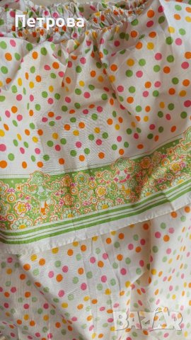 6 метра нов, здрав и красиво щампиран плат-басма, снимка 2 - Пердета и завеси - 38776734