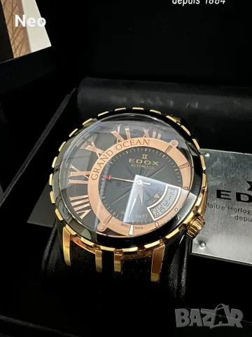 Edox Grand Ocean Decentrique Date Automatic, снимка 6 - Мъжки - 56275309
