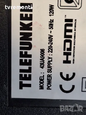 Платка POWER SUPPLY 17IPS72 от телевизор TELEFUNKEN 43UA9006 For 43Inc Display VES430QNDL-N2-N42 , снимка 5 - Части и Платки - 48352608