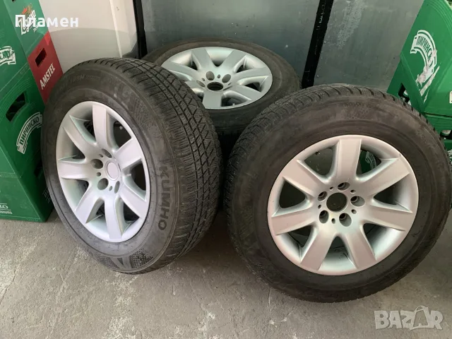 235/65/17  5х120  джанти със зимни гуми от BMW Х5