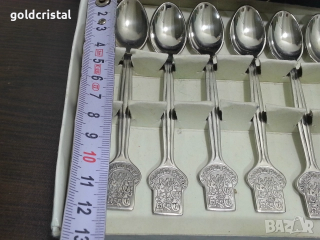 стари български лъжички неръждаеми Велико Търново , снимка 5 - Антикварни и старинни предмети - 52907766