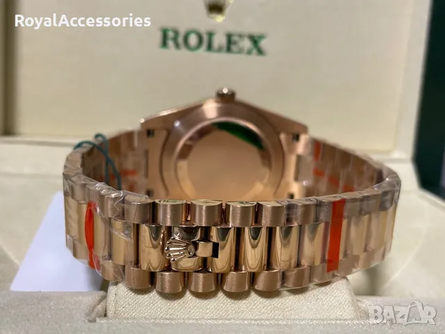 Rolex day-date зелен цифер, снимка 8 - Мъжки - 49994827