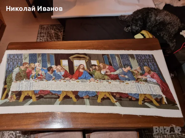 Тайната вечеря , снимка 4 - Гоблени - 48633350