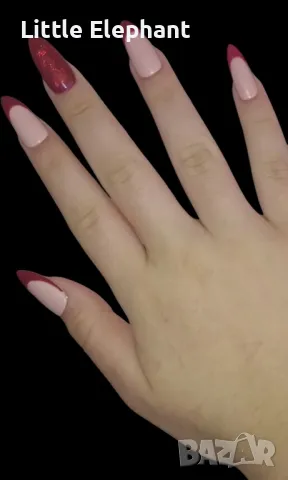 Ръчна изработка на на press on nails(лепящи нокти) по поръчка, снимка 2 - Продукти за маникюр - 49874184