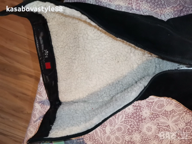 Ботуши Hogl-Gore-tex 38 н Естествен велур , снимка 12 - Дамски ботуши - 52646586