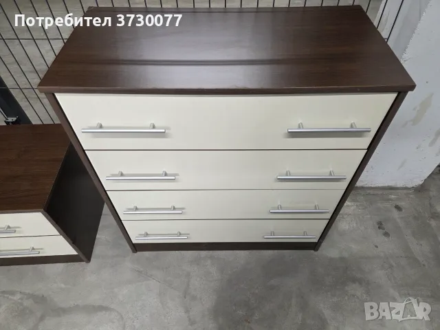 Скрин + 2 нощни шкафчета, снимка 2 - Скринове - 55853800