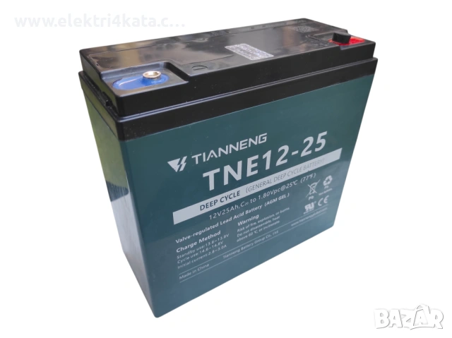 Тягов акумулатор 12V-25Ah TIANNENG