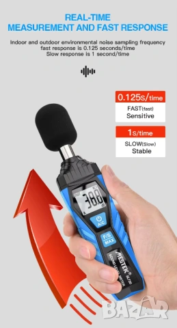 Mestek SL720 шумомер, снимка 8 - Друга електроника - 53698055