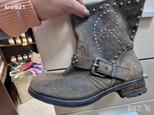 Rreplay дамски каубойски ботушки 41номер, снимка 2 - Дамски ботуши - 53183705