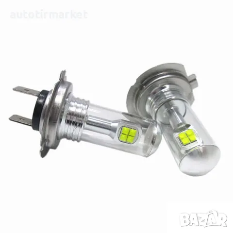 LED крушки H7 8SMD – 80w 2 бр. комплект 12 – 24V – NA202