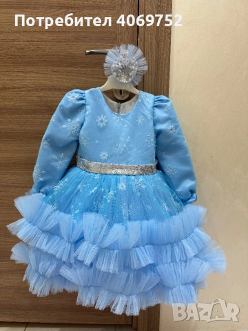 Официална рокля за момиче 3-4г, снимка 3 - Детски рокли и поли - 53368170